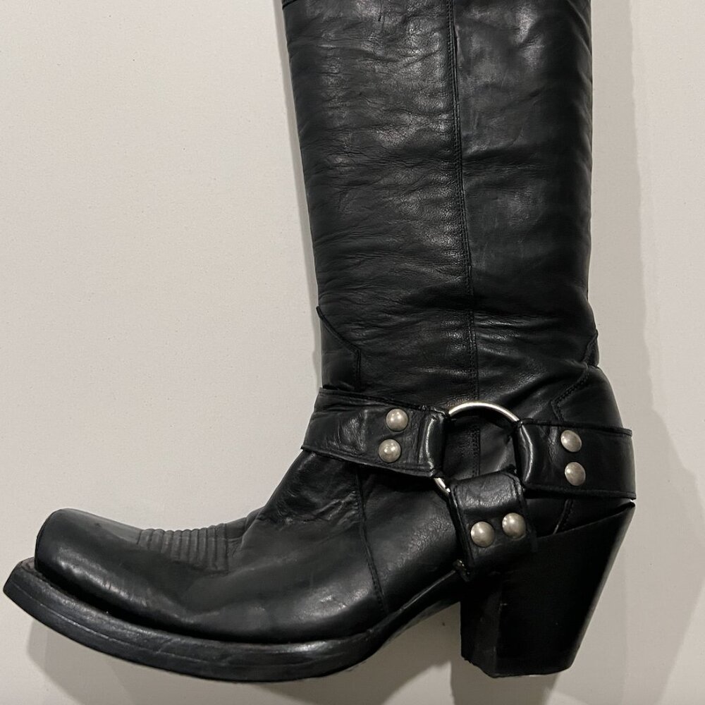 Classic RARE Old Gringo Tall Harness Boot Size 8